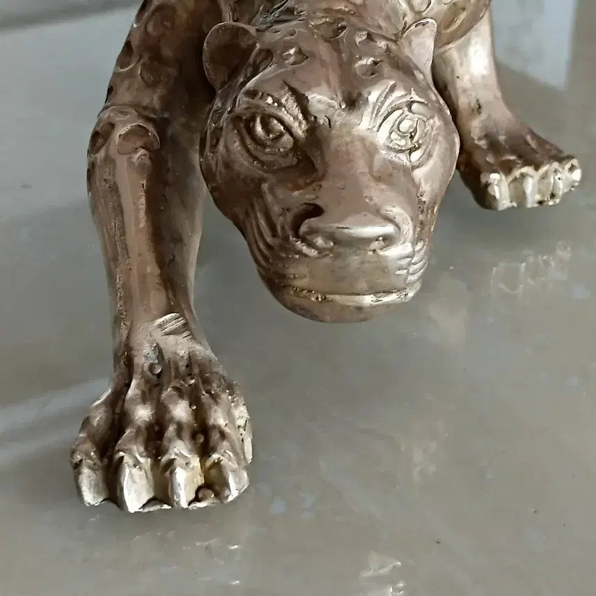 [BUNJANG] Brass Leopard Ornament / 황동 표범 장식품 인테리어소품