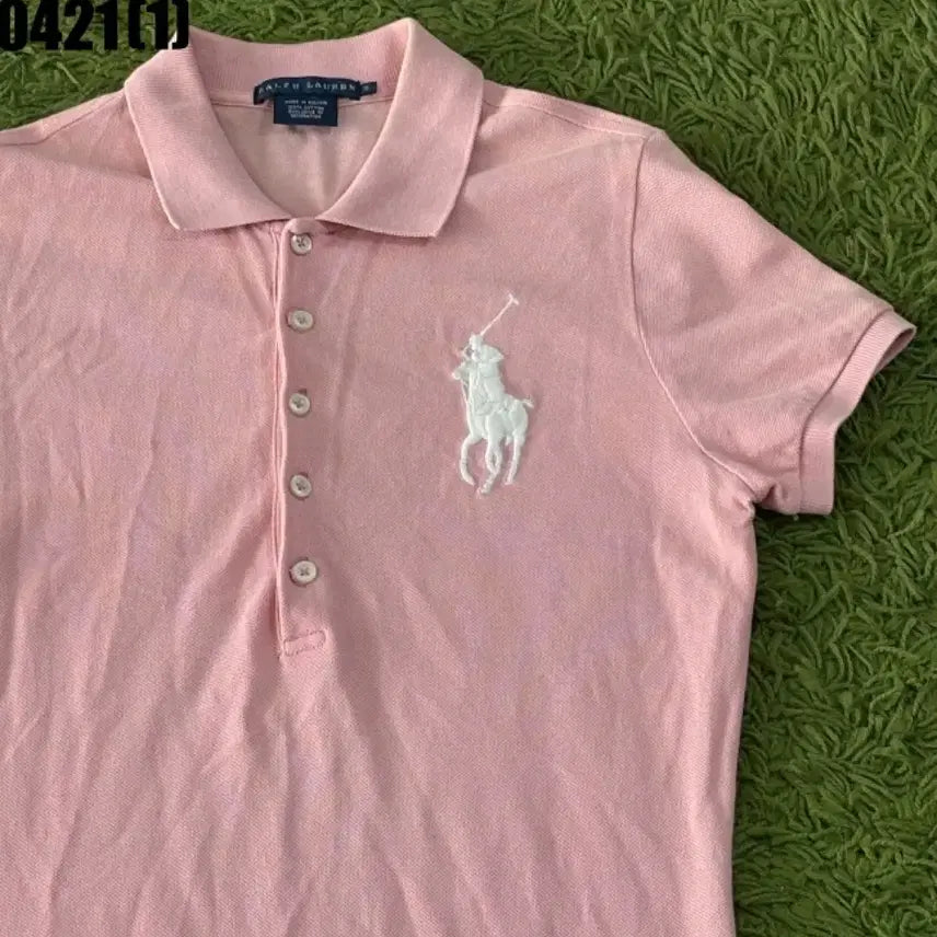 [BUNJANG] Polo Ralph Lauren Pink Pique Dress / 폴로 랄프로렌 핑크 피케 원피스