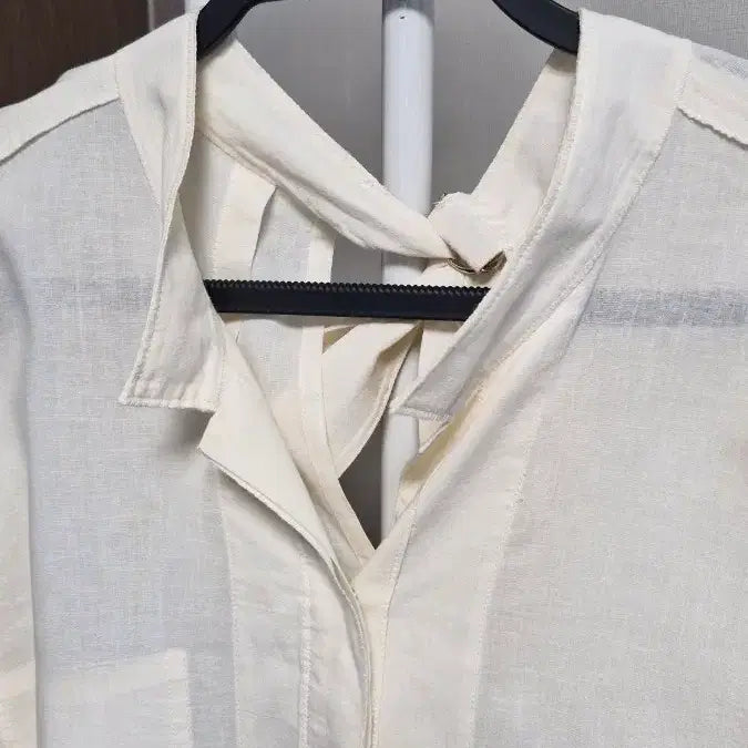[SOLD OUT] 시스템한섬(오버핏55) 린넨블렌드 오버핏셔츠블라우스