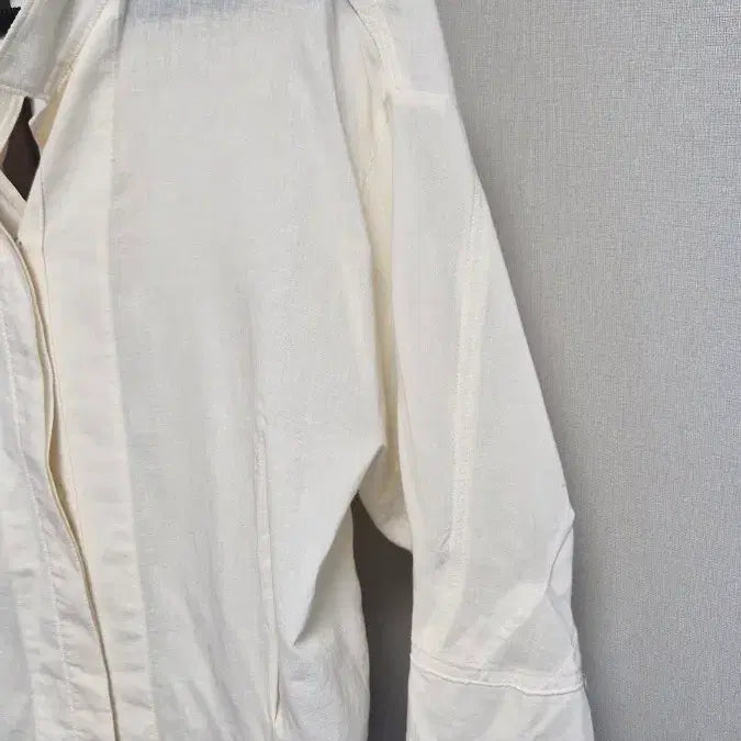[SOLD OUT] 시스템한섬(오버핏55) 린넨블렌드 오버핏셔츠블라우스