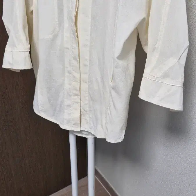 [SOLD OUT] 시스템한섬(오버핏55) 린넨블렌드 오버핏셔츠블라우스