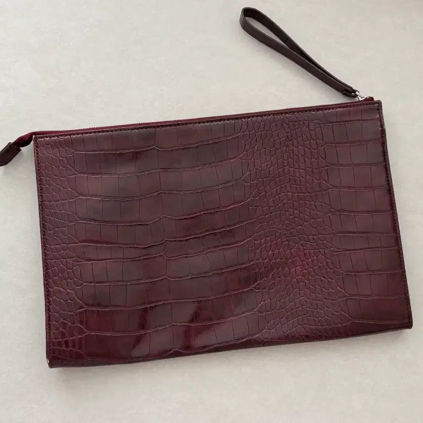 [SOLD OUT] ZARA MAN 자라 맨 클러치 버건디