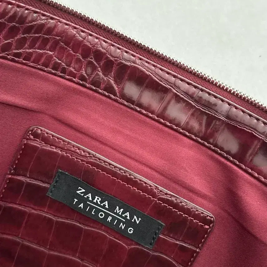 [SOLD OUT] ZARA MAN 자라 맨 클러치 버건디