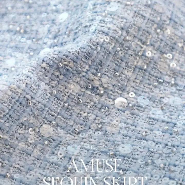 [BUNJANG] Chix Label Amuse Sequin Mini Skirt / 칙스라벨 "어뮤즈 시퀸스커트 M사이즈"