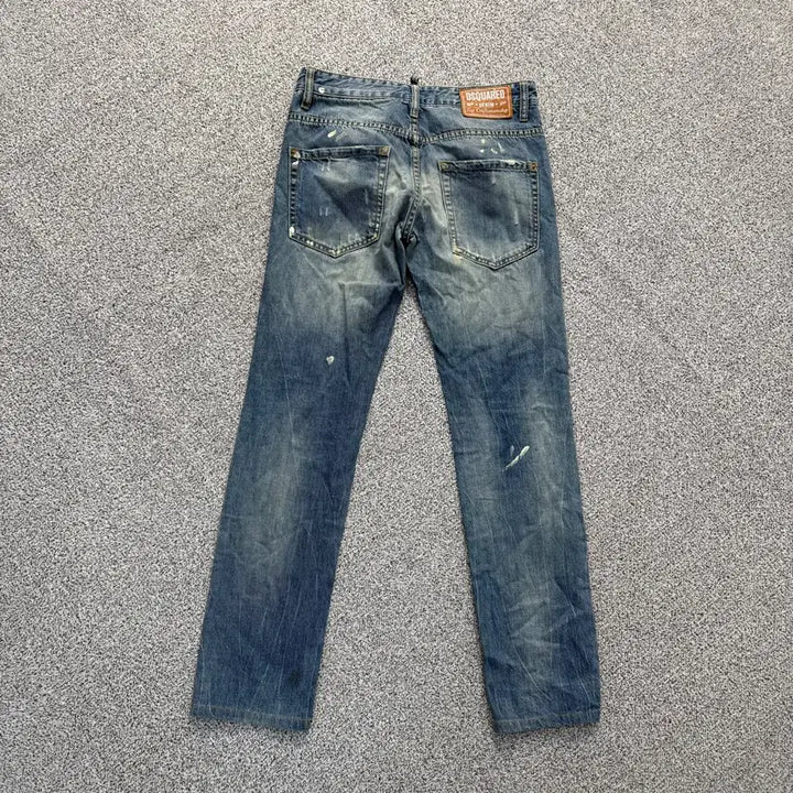 [BUNJANG] Dsquared2 Painting Wash Denim Jeans / 44 디스퀘어드2 페인팅 워싱 데님 청바지 0421J