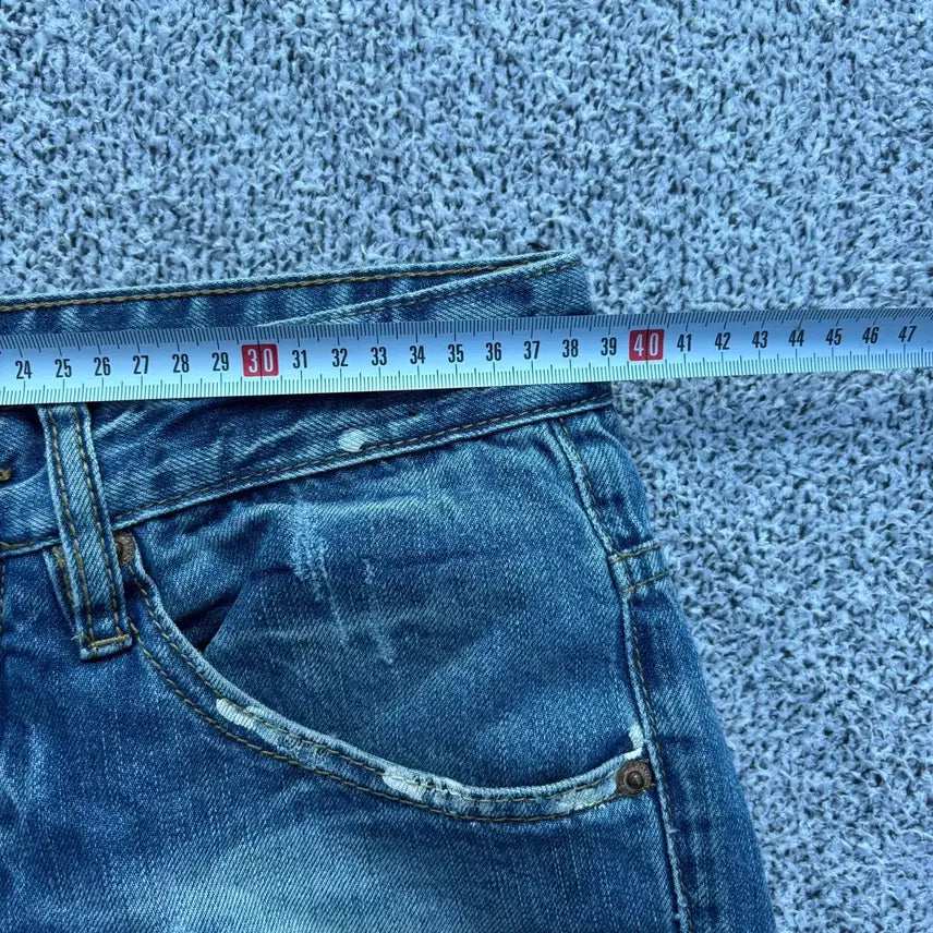 [BUNJANG] Dsquared2 Painting Wash Denim Jeans / 44 디스퀘어드2 페인팅 워싱 데님 청바지 0421J