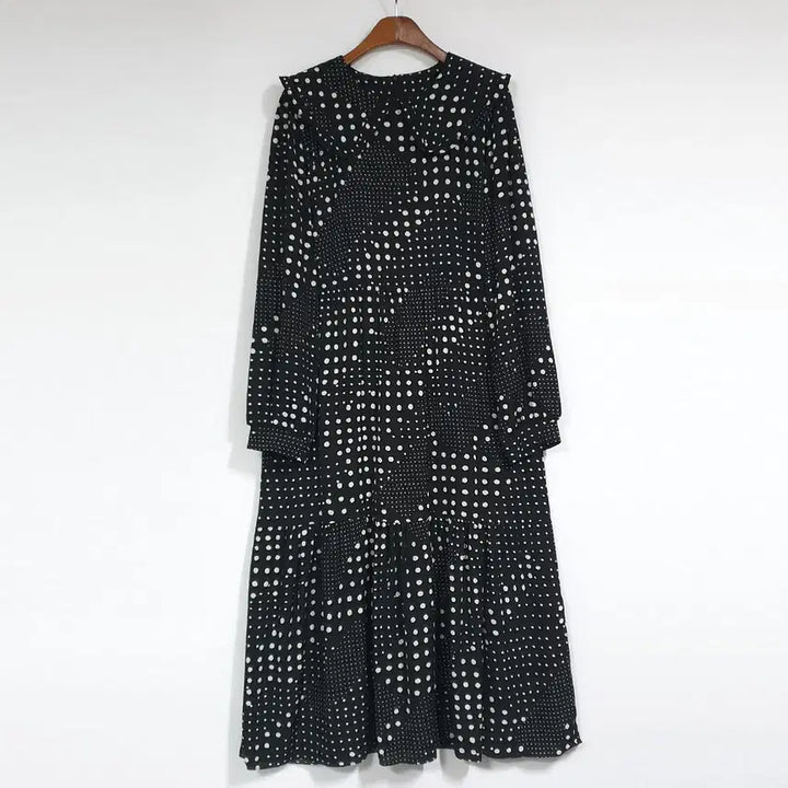 [BUNJANG] FOCUS Sailor Collar Tiered Dress / FOCUS 세일러카라 티어드원피스