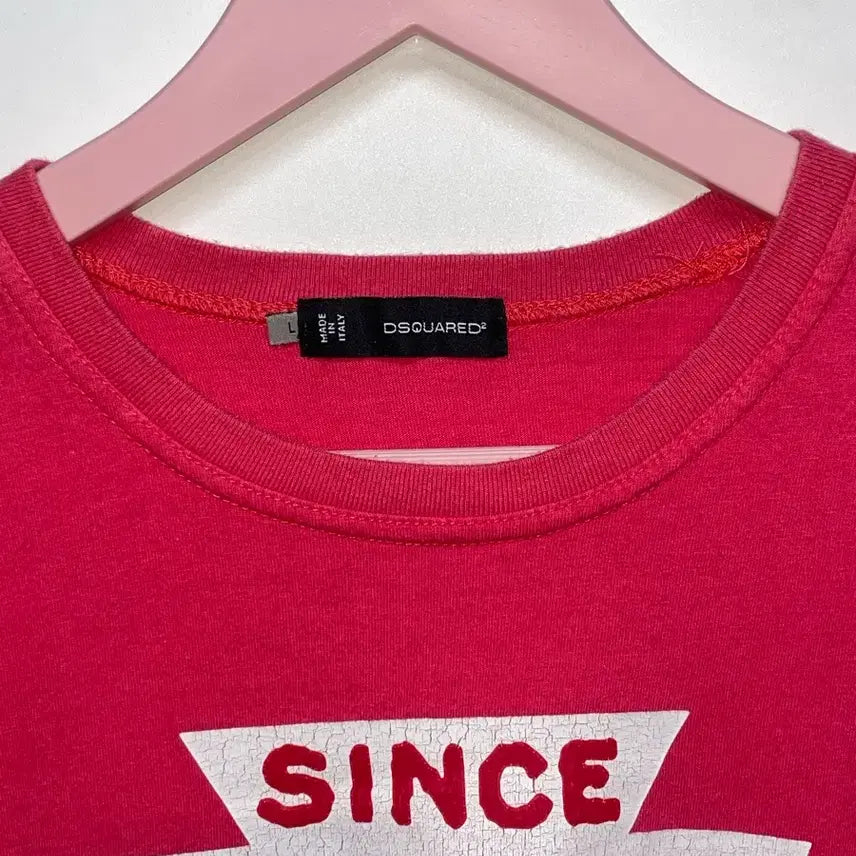 [BUNJANG] Dsquared2 1964 Red Short Sleeve T-shirt / 디스퀘어드2 1964 반팔 티셔츠 레드
