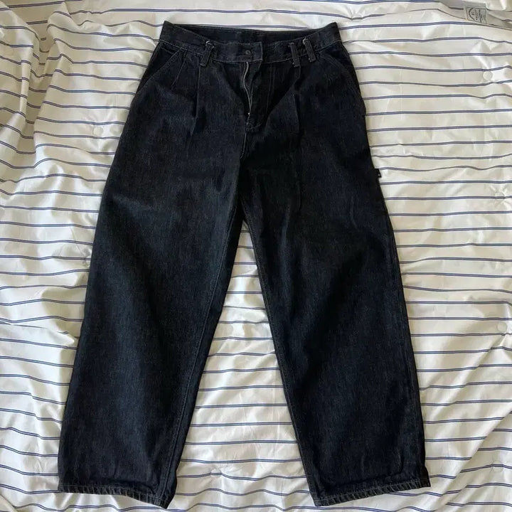 [BUNJANG] Moif Belted Denim Pants / 모이프 벨티드 데님