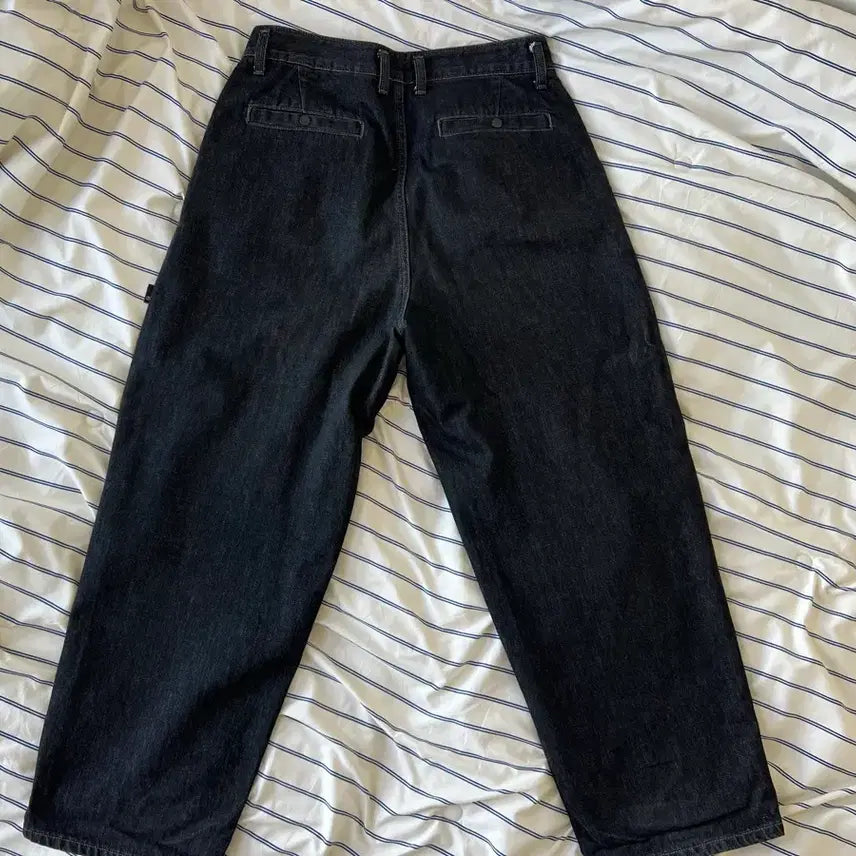 [BUNJANG] Moif Belted Denim Pants / 모이프 벨티드 데님
