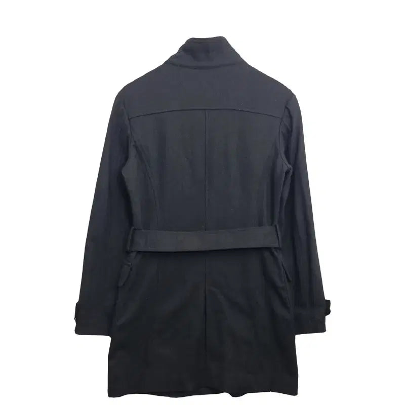 [BUNJANG] COSA DE VER Black High Neck Belted Long Coat [M] Women&