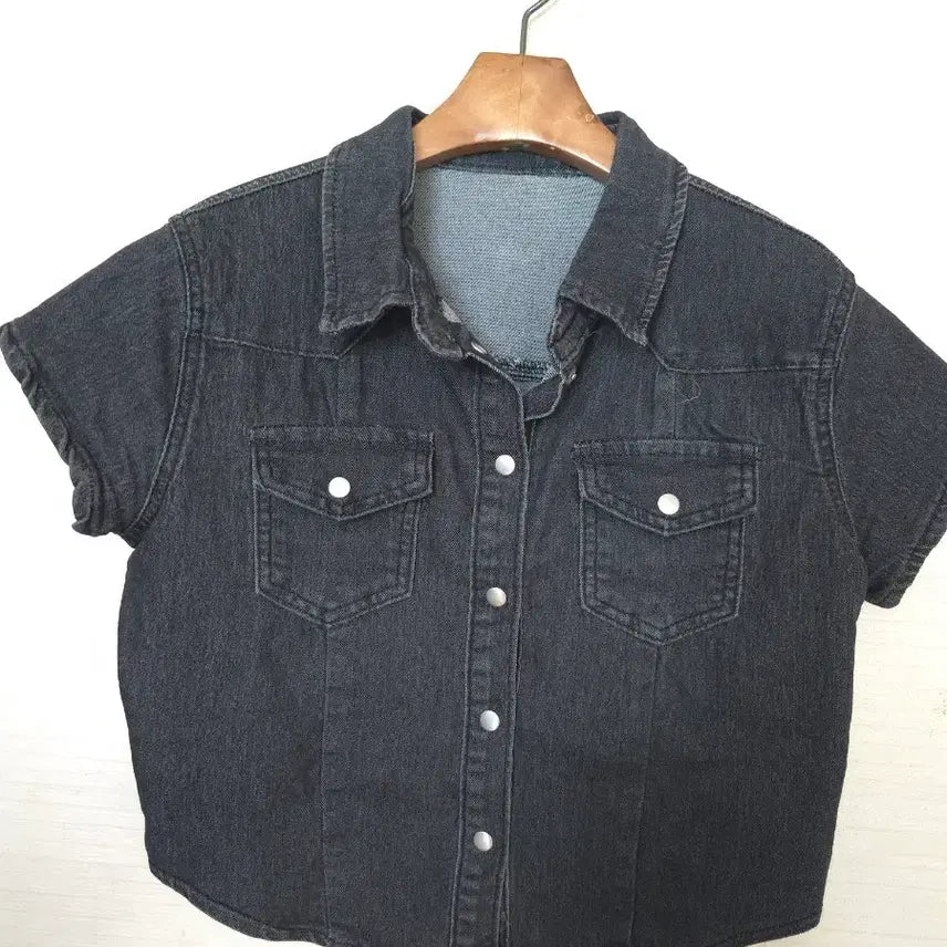 [SOLD OUT] 데님반팔셔츠
