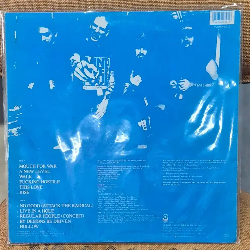 [BUNJANG] Pantera Vulgar Display of Power LP Vinyl Record / pantera Vulgar Display of Power LP