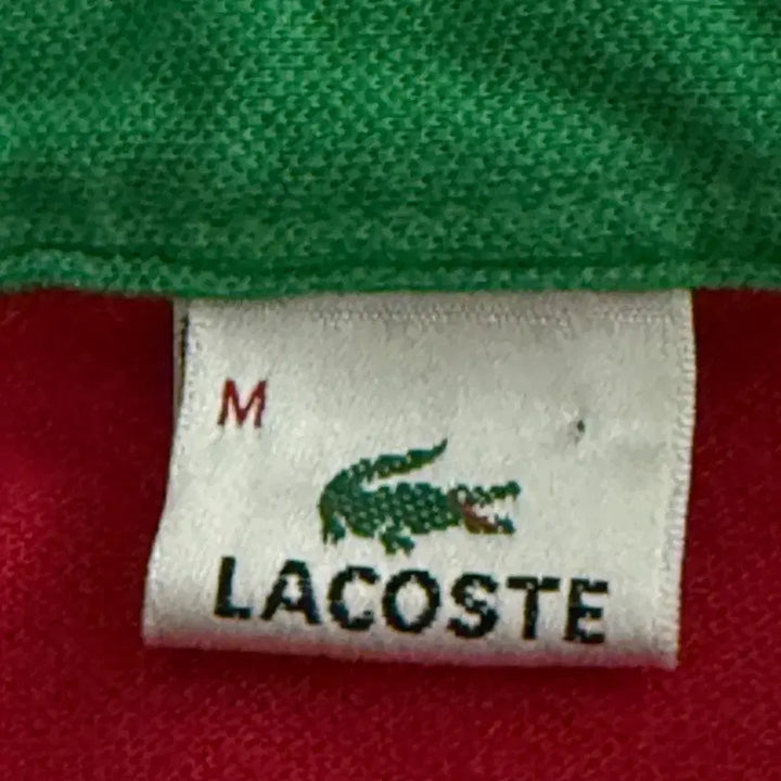[BUNJANG] Lacoste Red Pique Polo T-shirt / 라코스테 레드 피케 폴로 반팔티