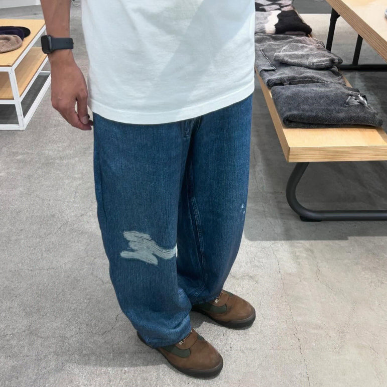[BUNJANG] SSZ Digital Denim Print Sweatpants Blue L / SSZ 24aw 디지털 데님 전사프린트 스웻팬츠 블루 L