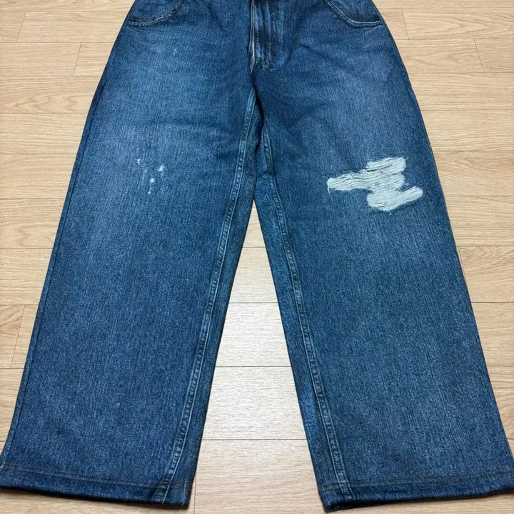 [BUNJANG] SSZ Digital Denim Print Sweatpants Blue L / SSZ 24aw 디지털 데님 전사프린트 스웻팬츠 블루 L