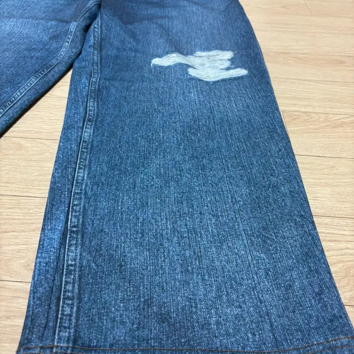 [BUNJANG] SSZ Digital Denim Print Sweatpants Blue L / SSZ 24aw 디지털 데님 전사프린트 스웻팬츠 블루 L