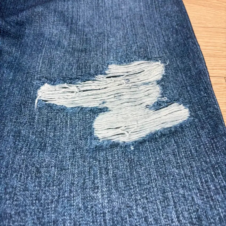 [BUNJANG] SSZ Digital Denim Print Sweatpants Blue L / SSZ 24aw 디지털 데님 전사프린트 스웻팬츠 블루 L