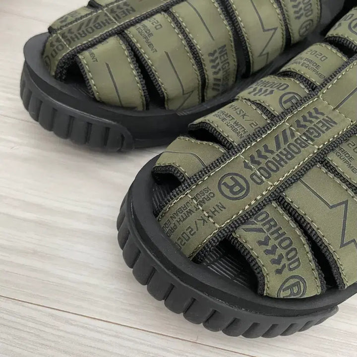 [BUNJANG] NEIGHBORHOOD x Shaka Sandals Olive Drab 260 / 네이버후드 x 샤카 샌들 OILVE DRAB 260
