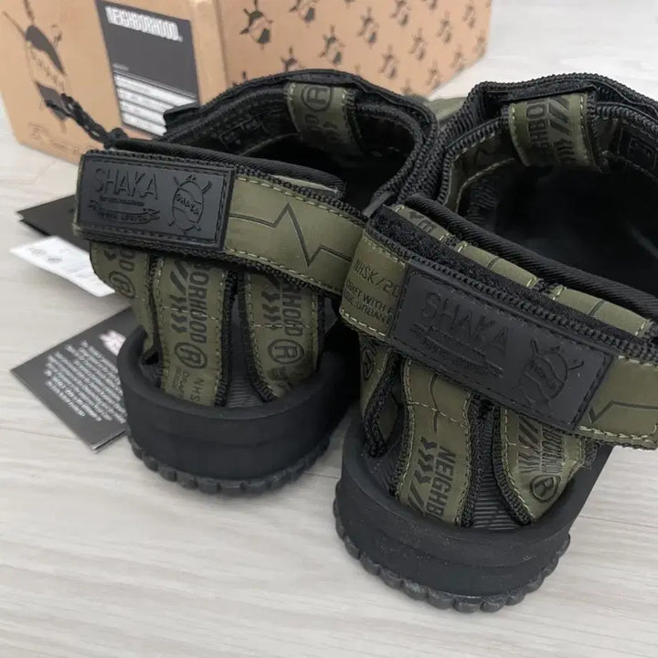 [BUNJANG] NEIGHBORHOOD x Shaka Sandals Olive Drab 260 / 네이버후드 x 샤카 샌들 OILVE DRAB 260