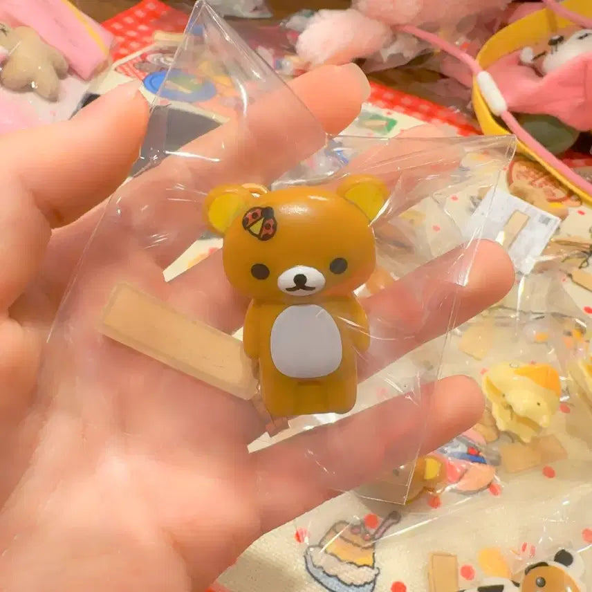[BUNJANG] San-X Rilakkuma Ladybug Figure Clip / 고전 산엑스 리락쿠마 무당벌레 피규어 집게