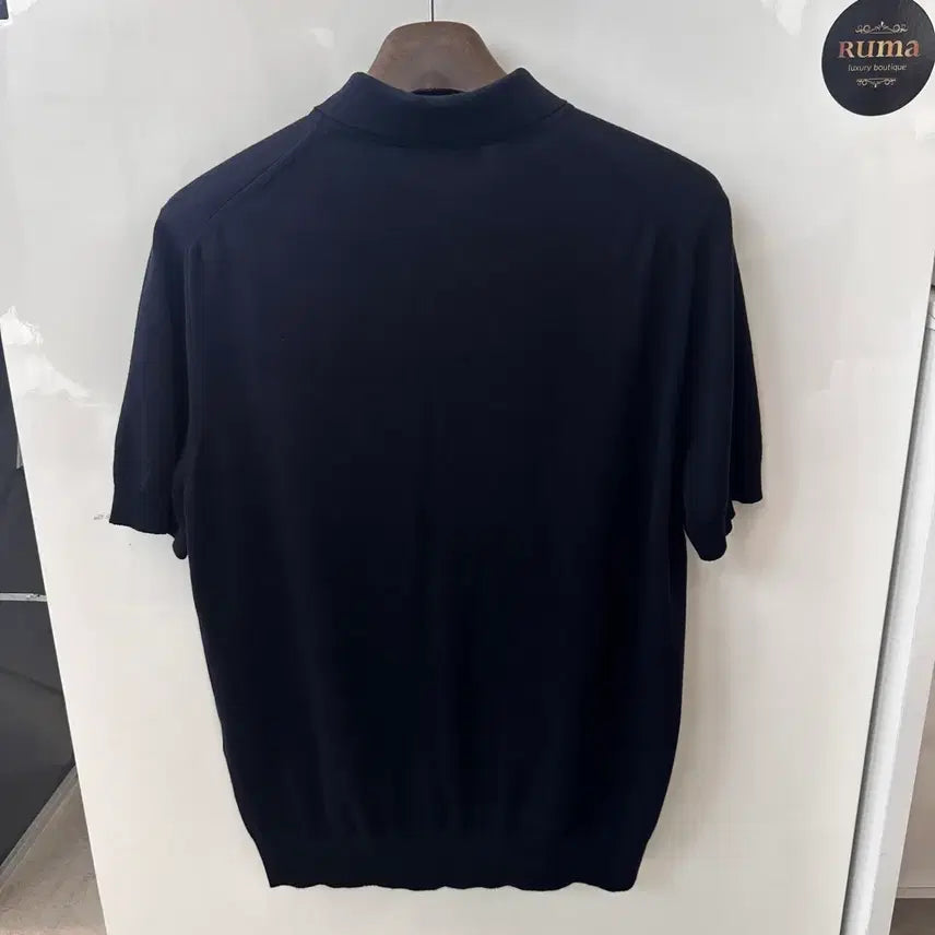 [SOLD OUT] 돌체앤가바나 로고 태그 울 폴로 반팔