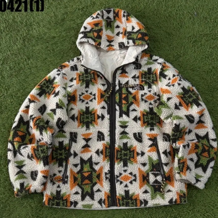 [SOLD OUT] 노스페이스 플리스 후리스 리버시블 집업 자켓 S