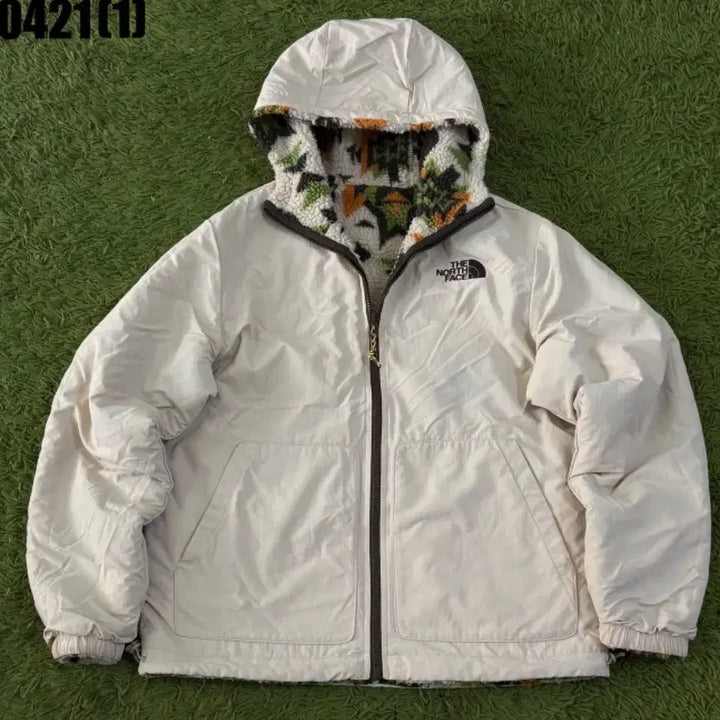 [SOLD OUT] 노스페이스 플리스 후리스 리버시블 집업 자켓 S
