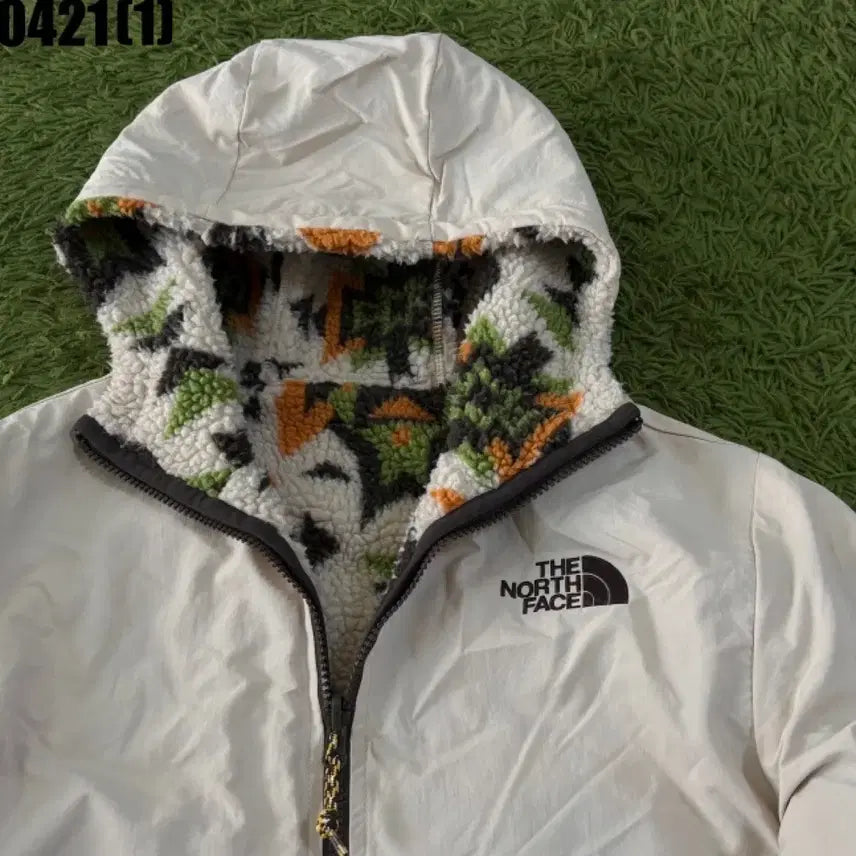 [SOLD OUT] 노스페이스 플리스 후리스 리버시블 집업 자켓 S