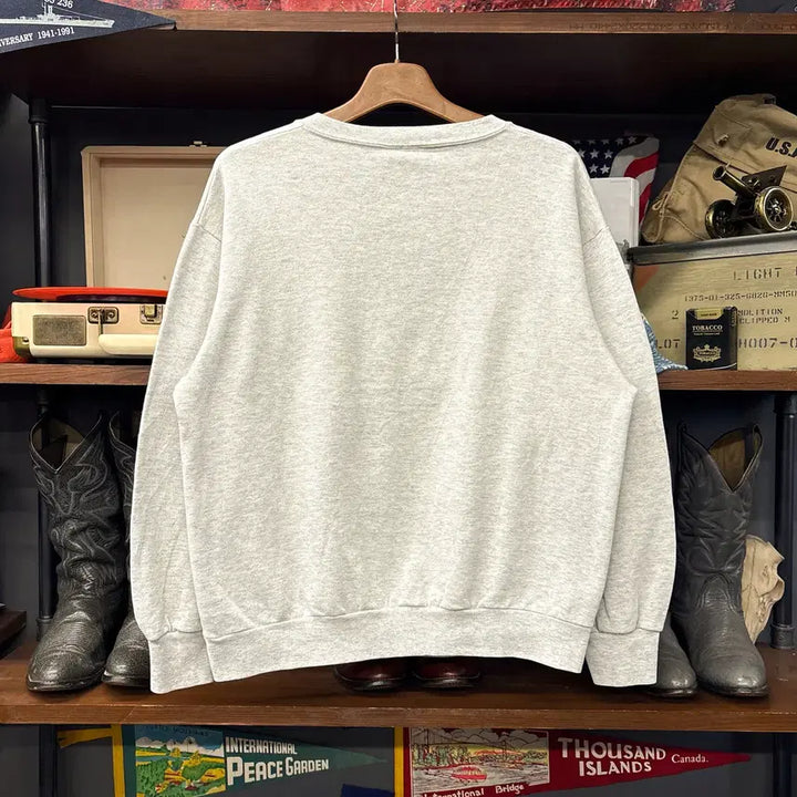 [BUNJANG] Delta Detroit Tigers City Graphic Sweatshirt / 90s 델타 MLB 디트로이트 타이거즈 시티 그래픽 스웻셔츠 N1235