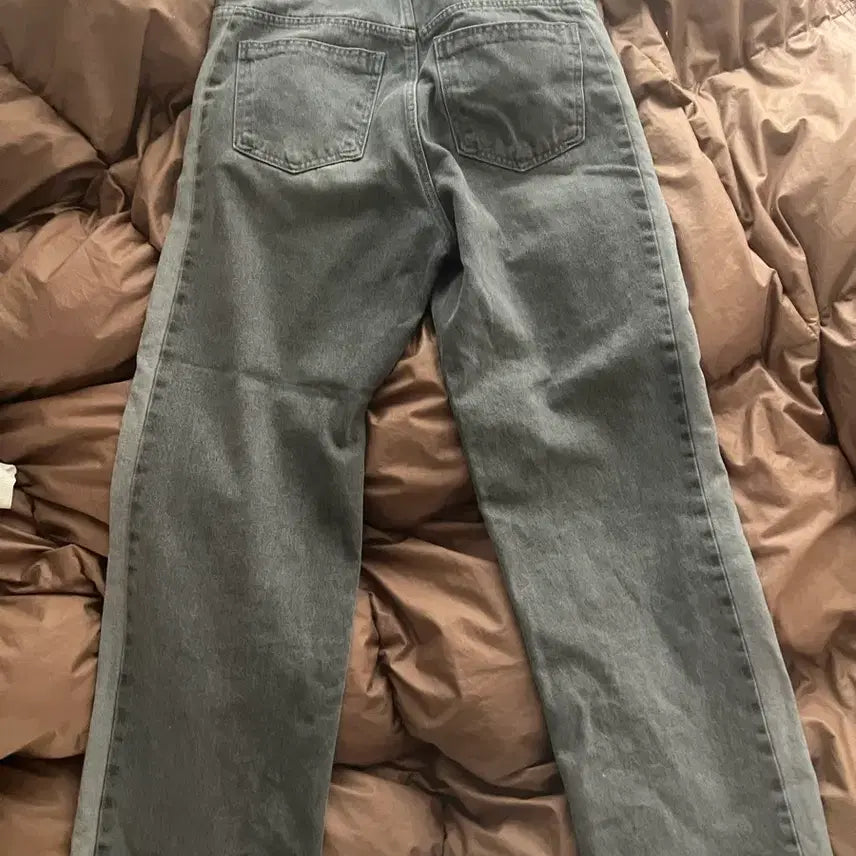 [BUNJANG] ADD. Gray Washed Denim Pants / ADD. 그레이 워싱 데님 팬츠