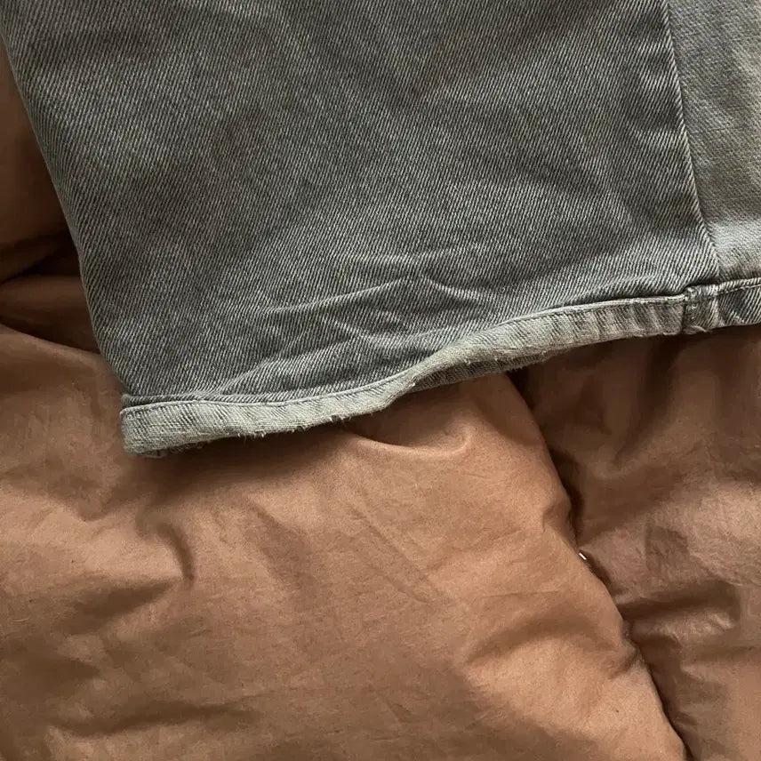 [BUNJANG] ADD. Gray Washed Denim Pants / ADD. 그레이 워싱 데님 팬츠