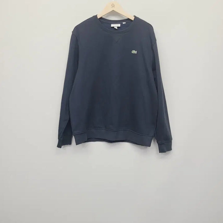 [BUNJANG] Lacoste Sport SH1505 Navy Fleece Sweatshirt / 라코스테 스포츠 기모 맨투맨 네이비 SH1505 (6/XL)