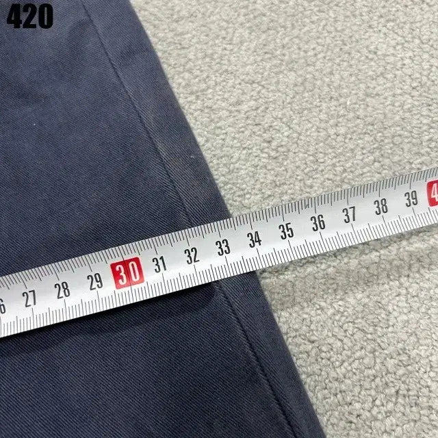 [BUNJANG] Tommy Hilfiger Navy Cotton Casual Pants / 타미힐피거 네이비 면바지 남성 캐주얼 팬츠