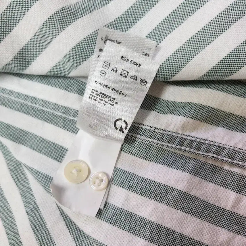 [BUNJANG] Lacoste Oxford Stripe Shirt (XL) / 라코스테 옥스퍼드스트라이프 셔츠(XL