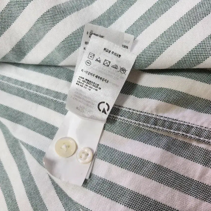 [BUNJANG] Lacoste Oxford Stripe Shirt (XL) / 라코스테 옥스퍼드스트라이프 셔츠(XL
