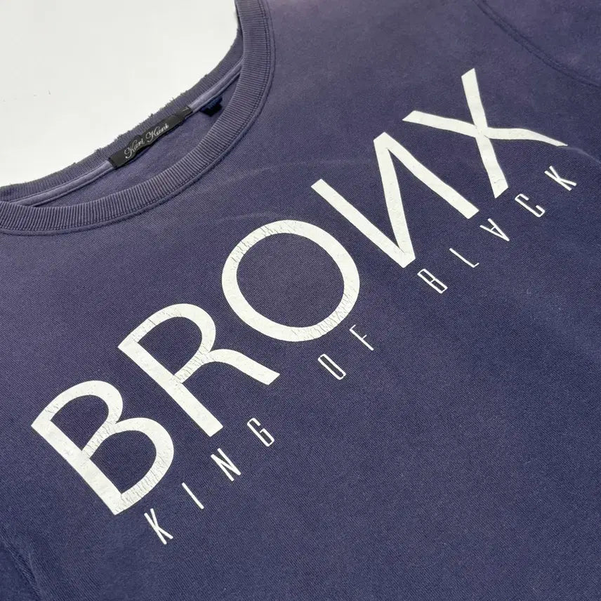 [BUNJANG] Karl Kani Bronx Vintage Washed Graphic T-Shirt / 칼카니(Karl Kani) 브롱크스 빈티지 워싱 그래픽 티셔츠
