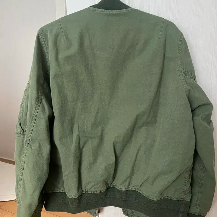 [BUNJANG] POTTERY Khaki Bomber Jacket (Size 1) / POTTERY 포터리 카키색 봄버 자켓 1사이즈