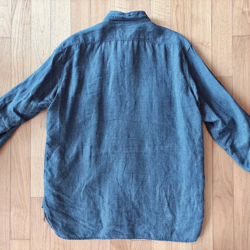 [BUNJANG] Orslow Indigo Linen Check Shirt / Orslow(오어슬로우) - Indigo Linen Shirt Check