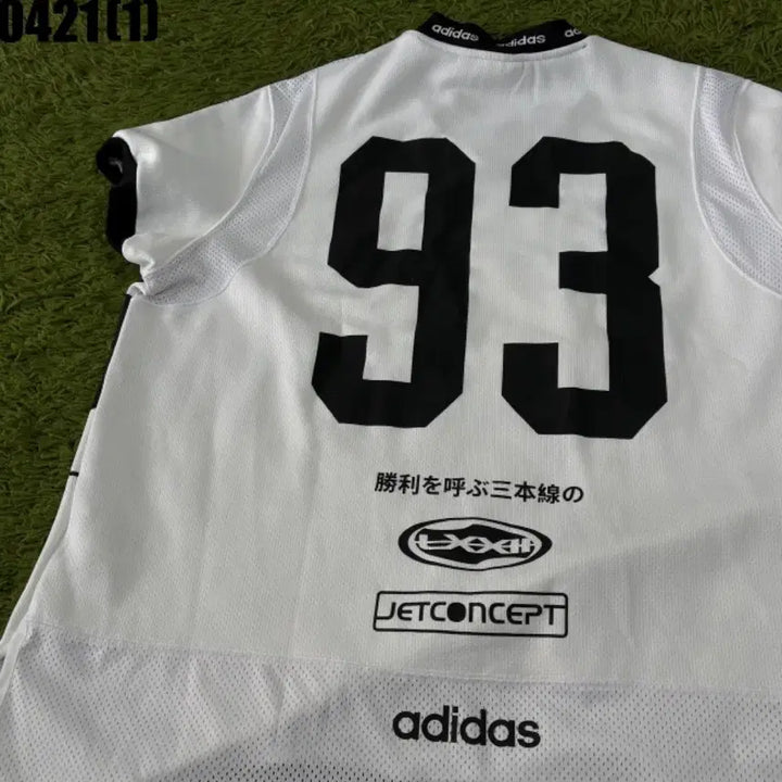 [SOLD OUT] 아디다스 팀 저지 반팔 티셔츠 화이트 93 XL