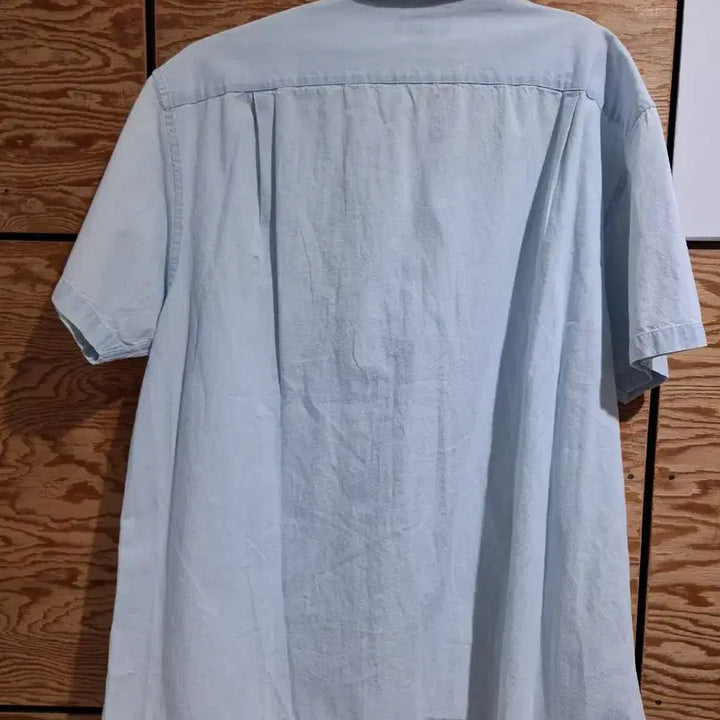 [SOLD OUT] 토마스모어 하늘색 반팔 셔츠 XL