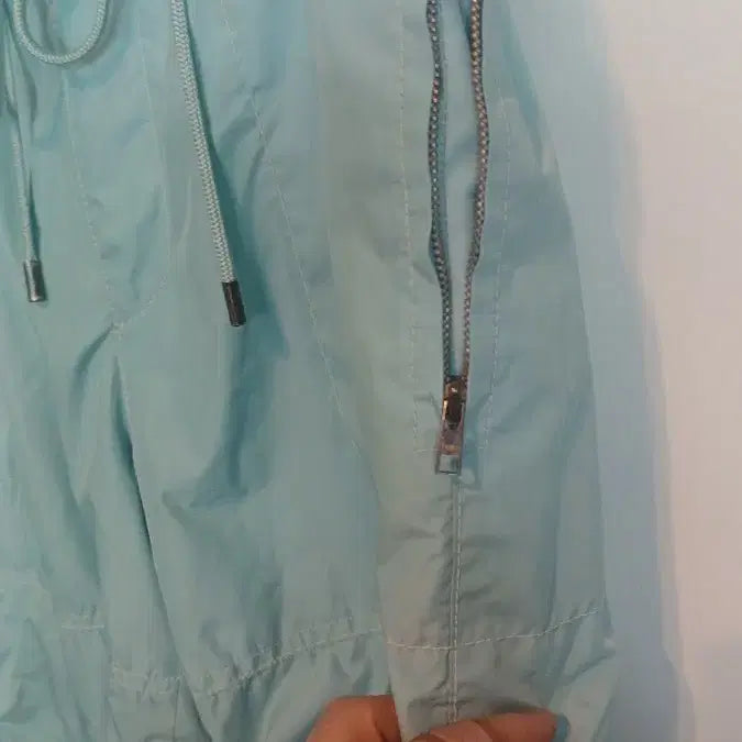 [BUNJANG] Time Aqua Blue Double Shorts / 타임 이중반바지 반허리41 길이55 상태A