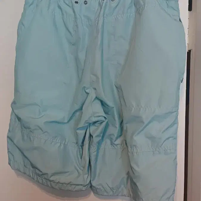 [BUNJANG] Time Aqua Blue Double Shorts / 타임 이중반바지 반허리41 길이55 상태A