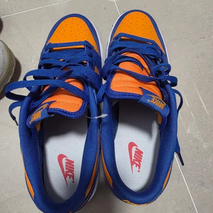 [BUNJANG] Nike Dunk Low Orange/Blue Sneakers / 나이키 오렌지/블루 덩크로우 275