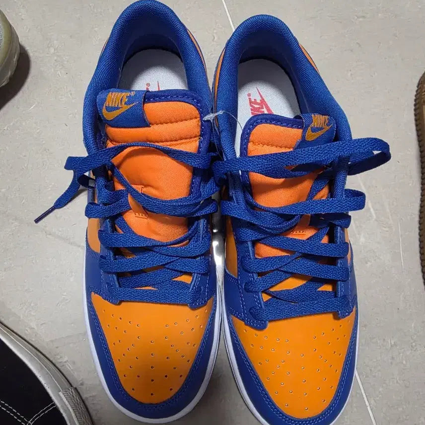 [BUNJANG] Nike Dunk Low Orange/Blue Sneakers / 나이키 오렌지/블루 덩크로우 275