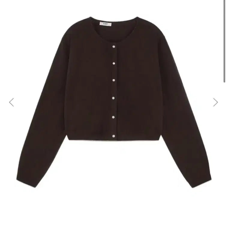 [BUNJANG] Glony Classic Loose Fit Cardigan Dark Brown / 글로니 클래식 루즈핏 가디건 다크 브라운