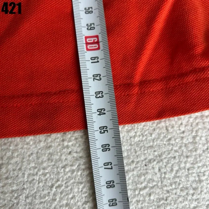 [BUNJANG] Lacoste Orange Pique T-shirt / 라코스테 오렌지색 피케 반팔티
