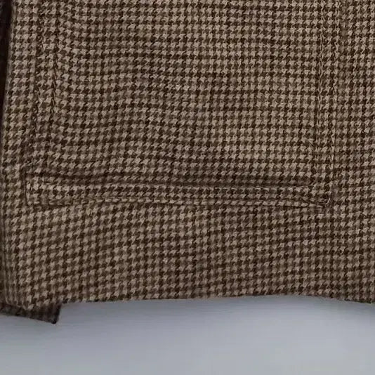 [BUNJANG] Vintage Brown Check Blazer [M] Wool 100% Women&