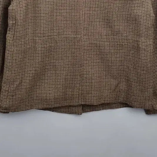 [BUNJANG] Vintage Brown Check Blazer [M] Wool 100% Women&