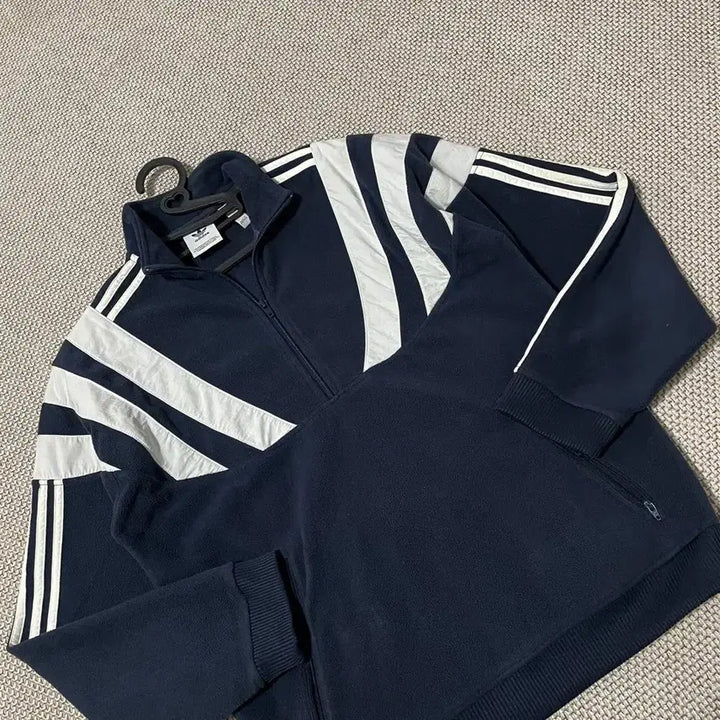 [BUNJANG] Adidas Half Zip Fleece Long Sleeve Shirt / S 아디다스 반집업 후리스 긴팔 B.6062